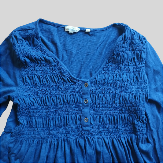 Fat Face Blue Tunic Top Size 6