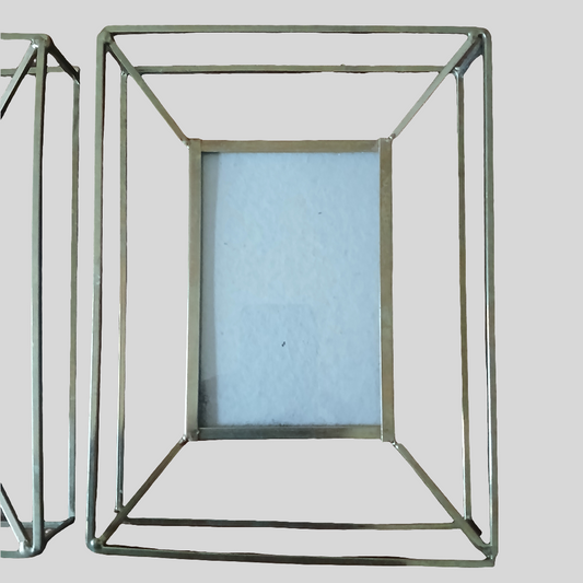 2 Photo Picture Bronze Frames