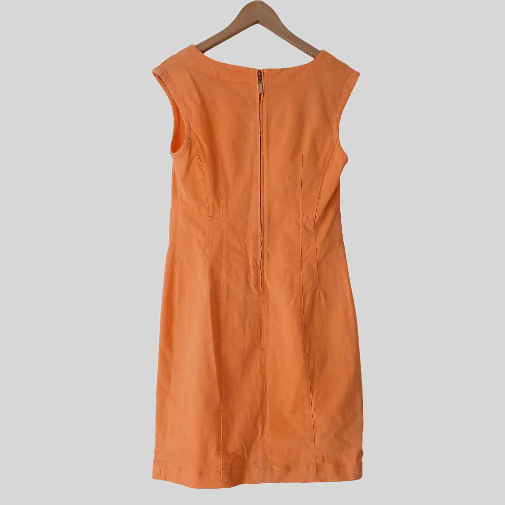River Woods Orange Denim Dress Size 40/12