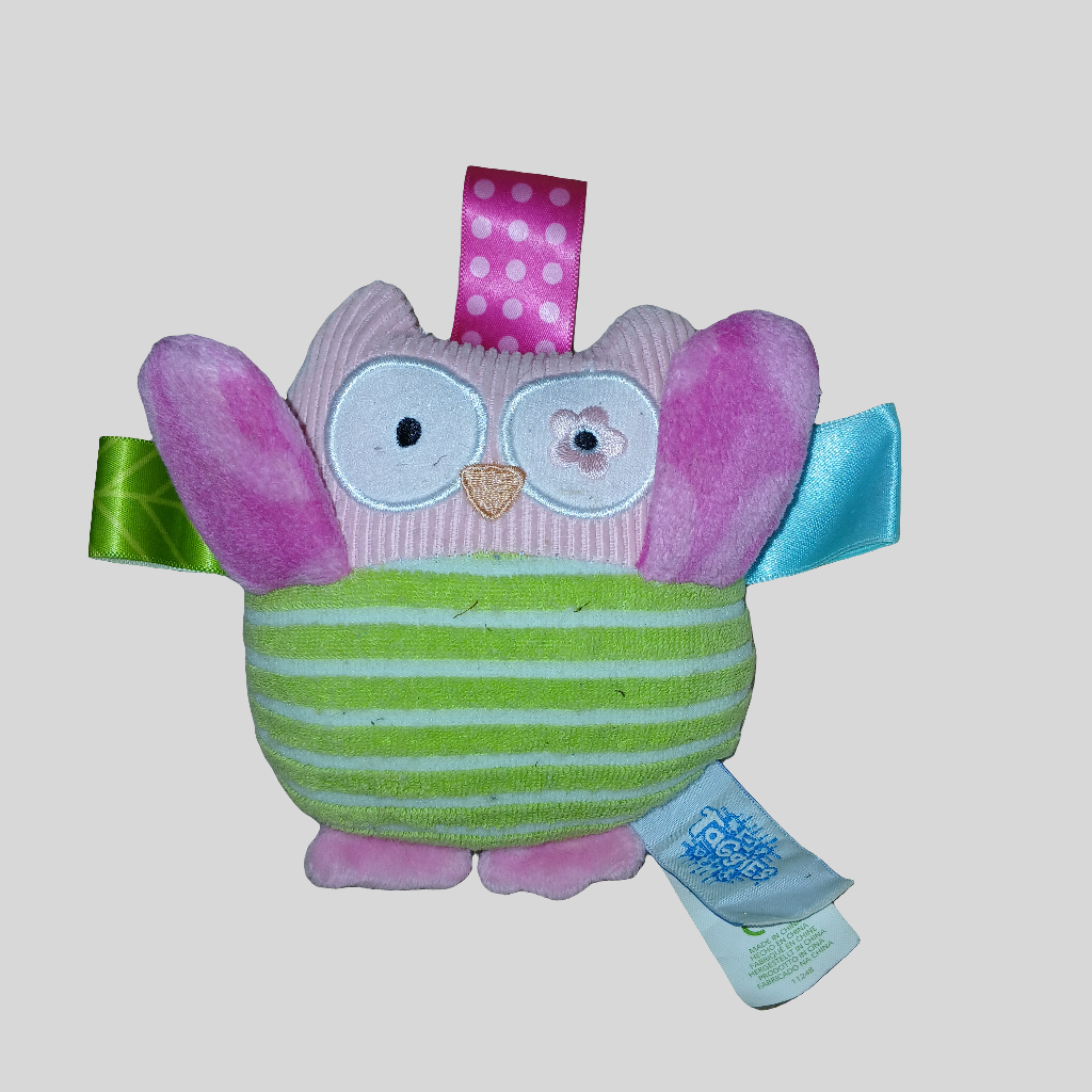 Taggies Owl Rattle Soft Toy Thrift Cycle