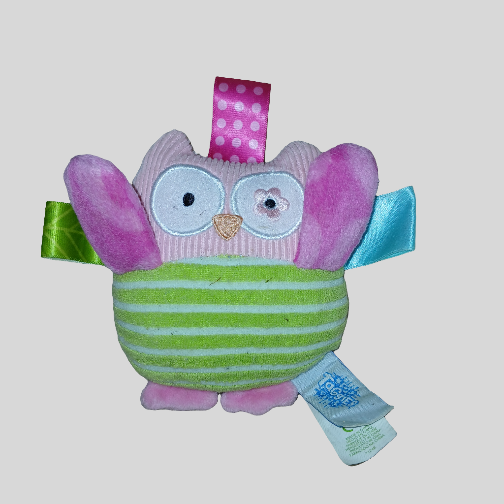Taggies Owl Rattle Soft Toy