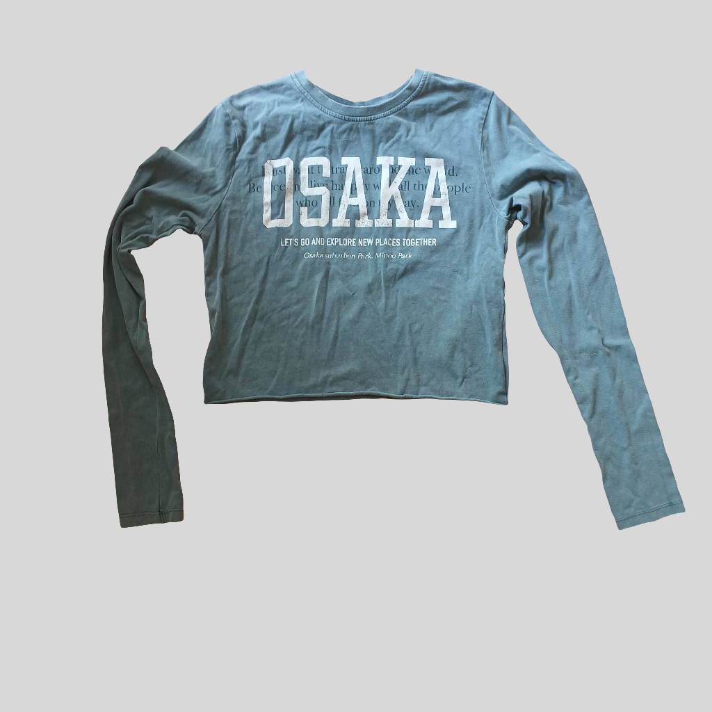 Bershka "Osaka" Cropped Top Size M