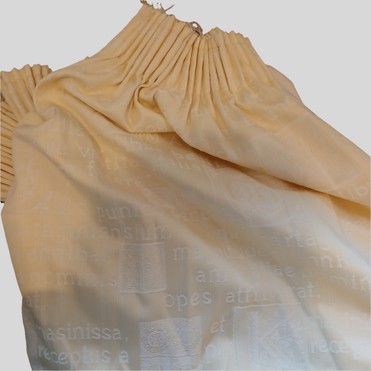 Gina.G Pair of Cream Curtains