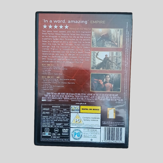 Spiderman 2 DVD