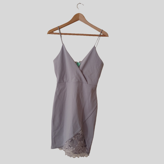 Brand New With Tags Missguided Lilac/Grey Dress Size 10