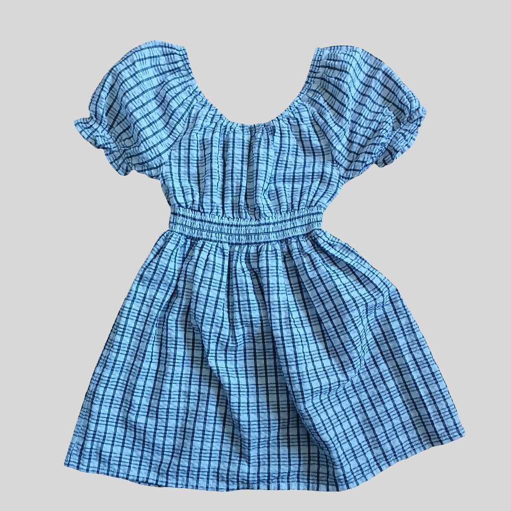 Primark Penneys Checked Dress Age 7-8