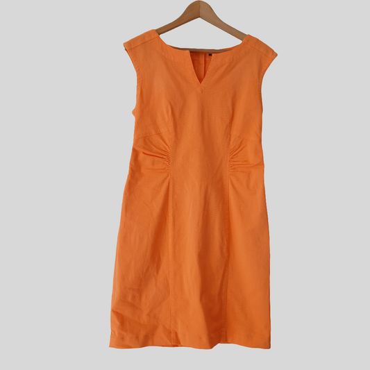 River Woods Orange Denim Dress Size 40/12