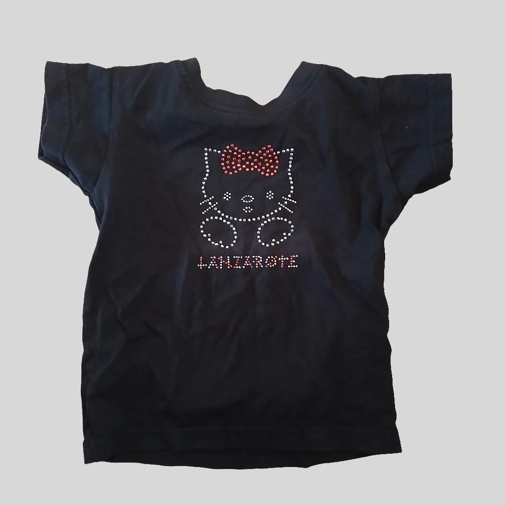 Lanzarote Diamonte Black T-Shirt Age 2