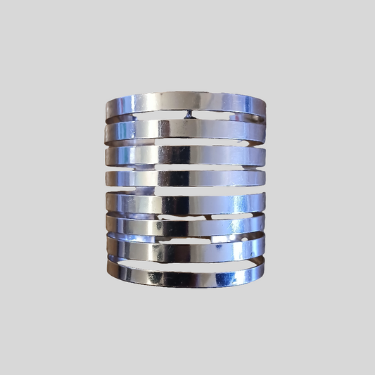 Metallic Bronze Cuff Bangle Bracelet