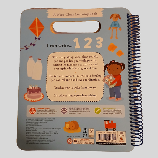 Wipe Clean Activity Book: I Can Write 1 2 3