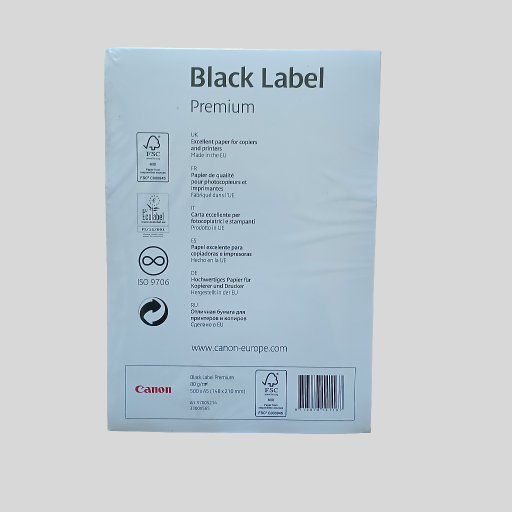 Canon Black Label A5 Paper - Sealed New