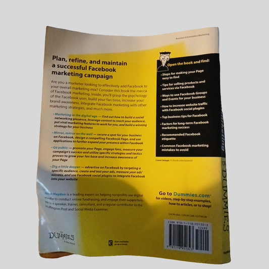 Facebook Marketing For Dummies by John Haydon - 2015