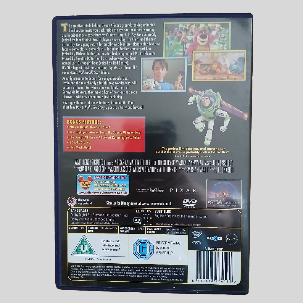 Toy Story 3 DVD