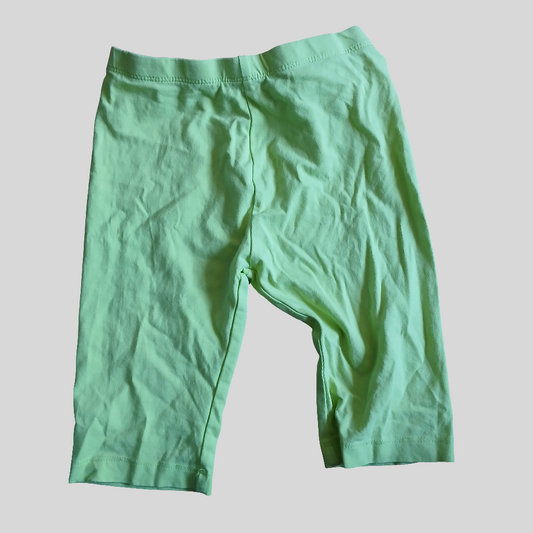 Dunnes Lime Green Shorts Age 7-8