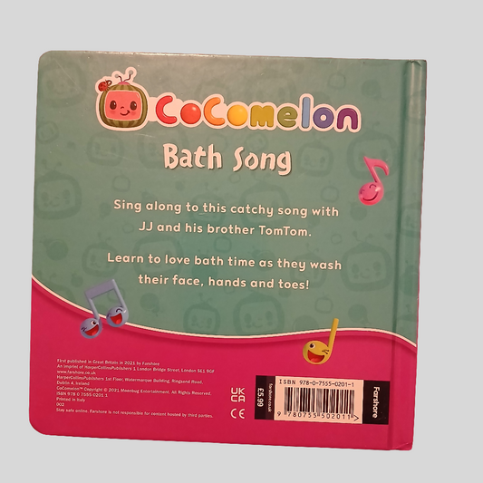 Cocomelon Bath Song Book