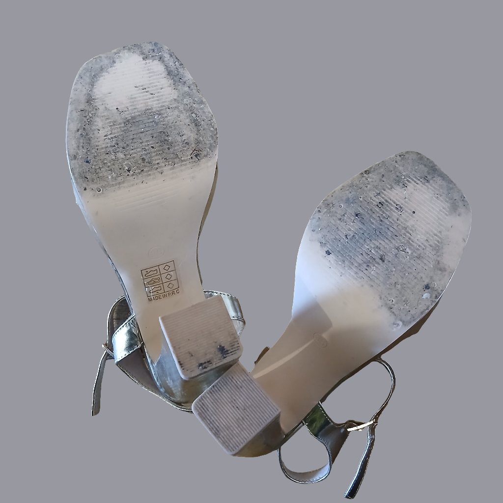 "MIA" Gold Metallic High Heeled Shoes Size 3/3.5 eur 36