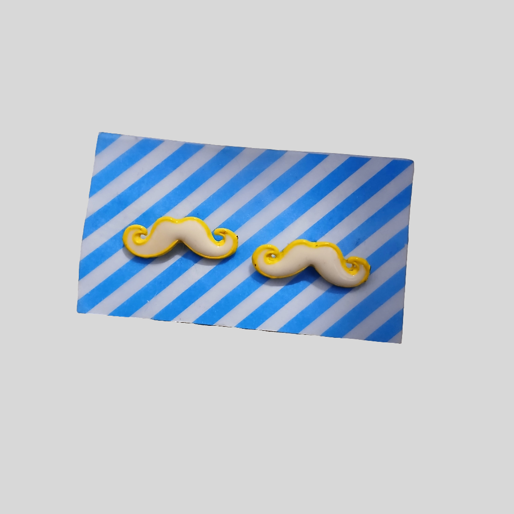 Selection of Moustache Stud Earrings