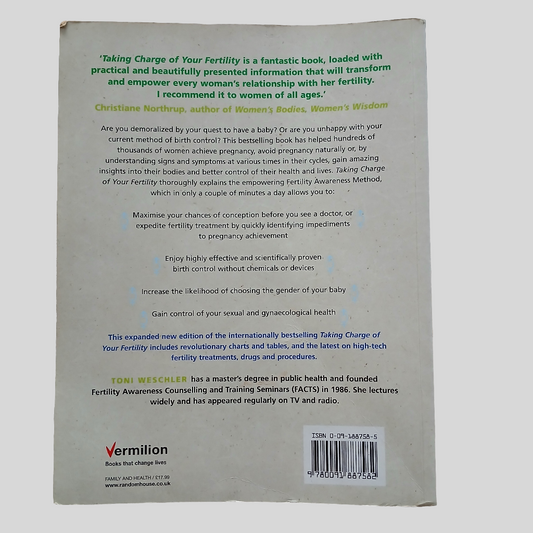 Taking Charge of Your Fertility by Toni Weschler