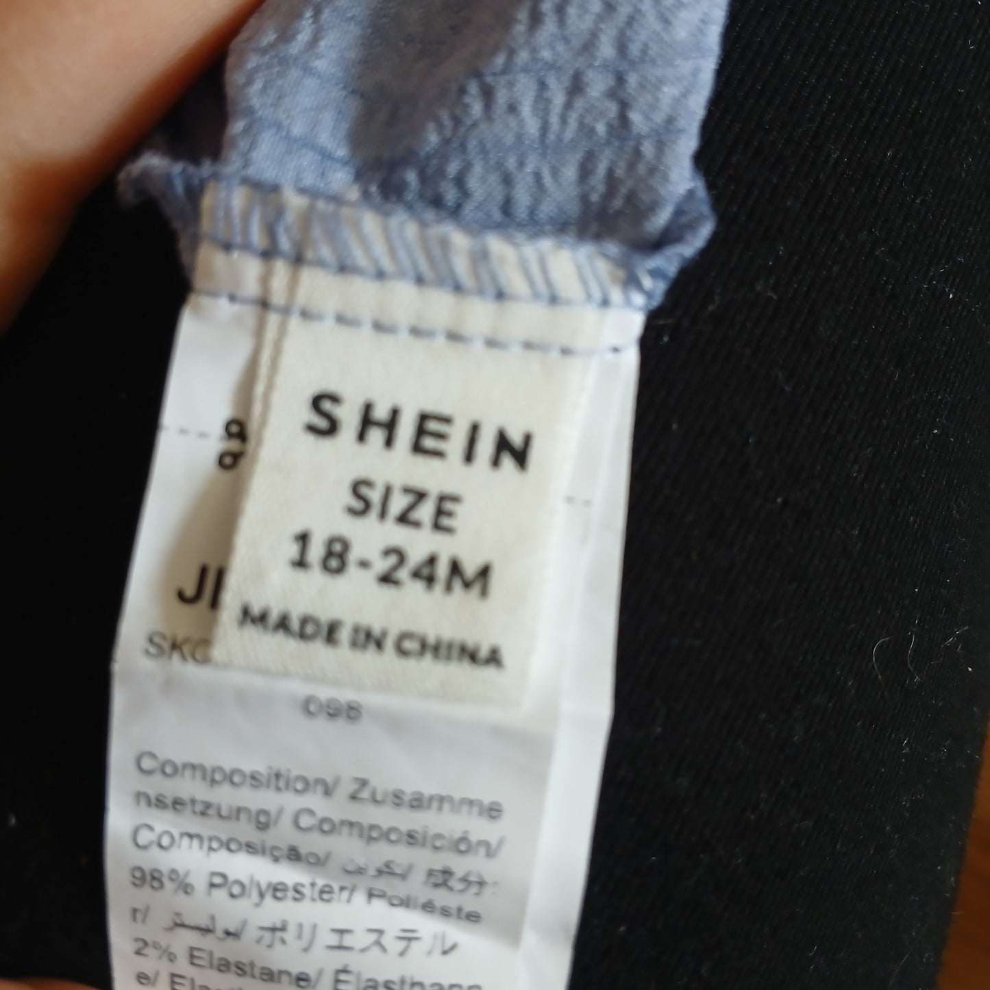 Shein Blue Playsuit Age 18-24 months