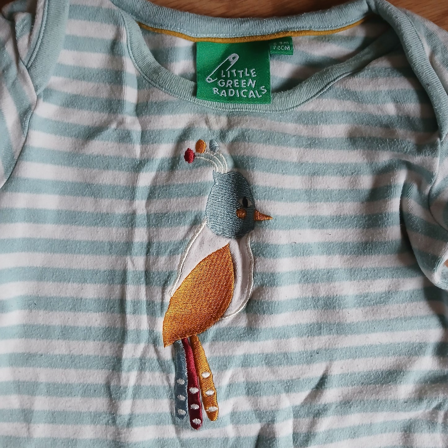 Little Green Radicals Sleepsuit Babygrow Age 6-9 months