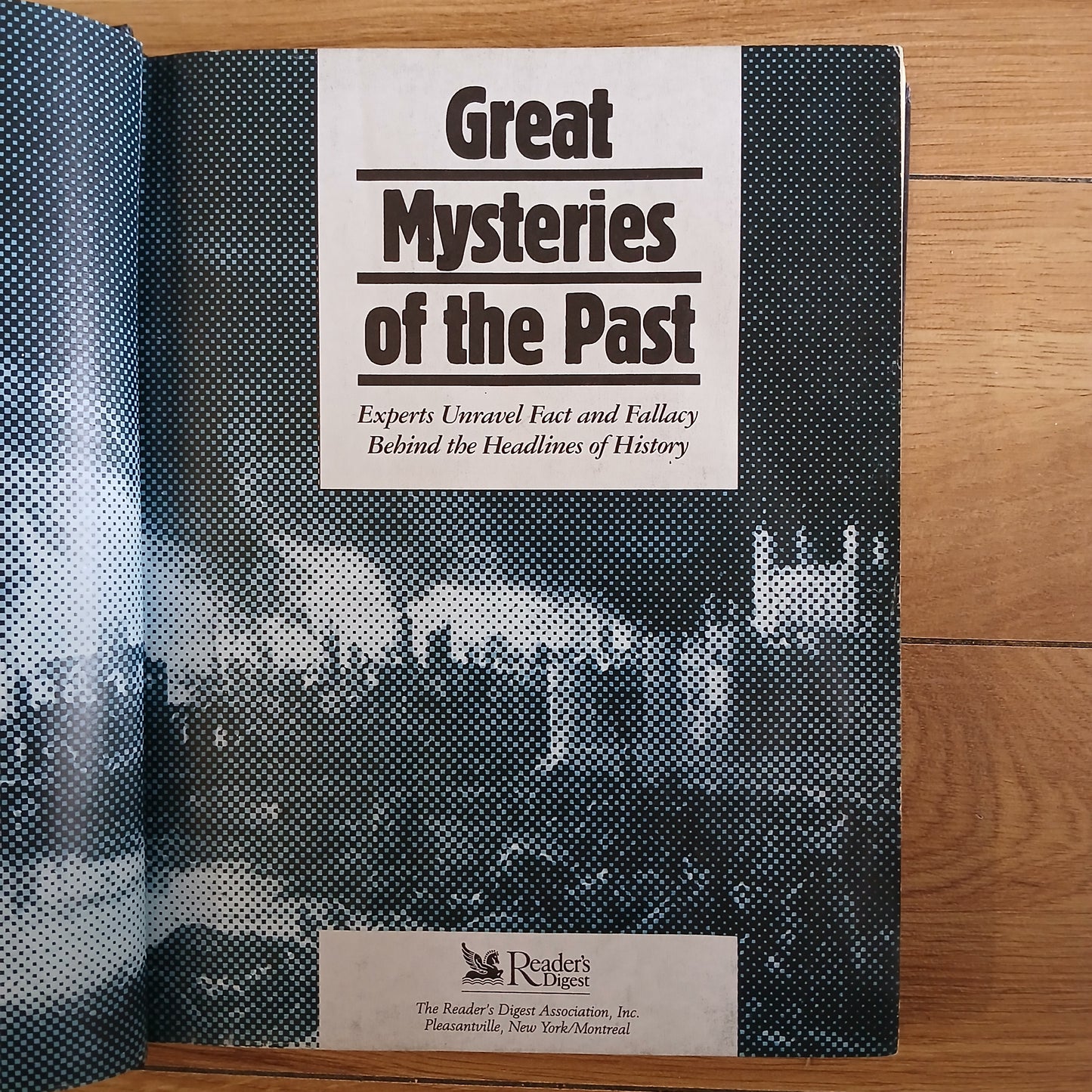1991 Reader's Digest Great Mysteries of the Past Hardback Book