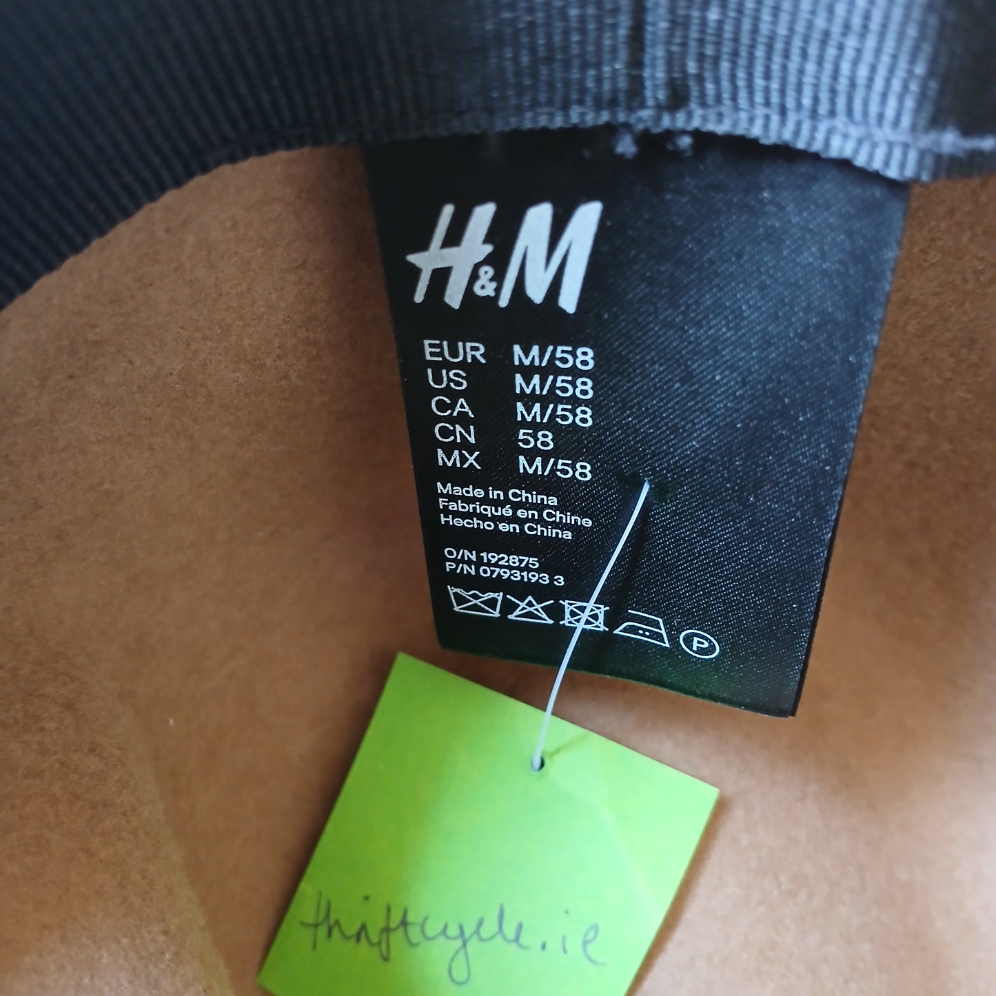 H&M 100% Wool Hat Size M/58