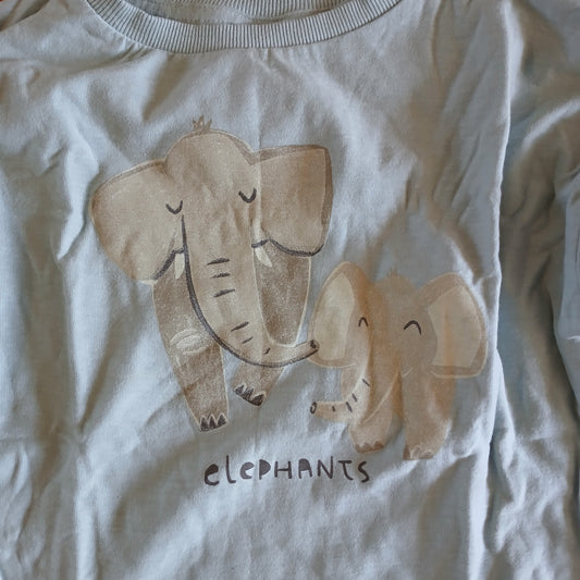 Zara Elephants T-Shirt Age 4-5