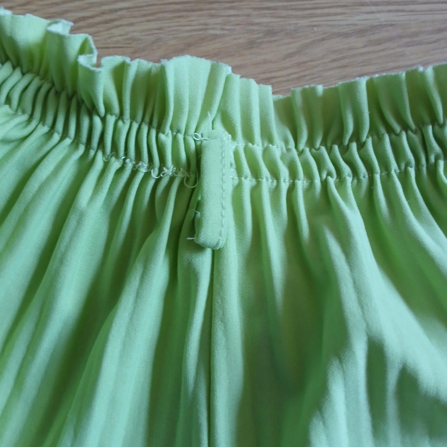 Lime Green Pleated Culottes Age 7-8
