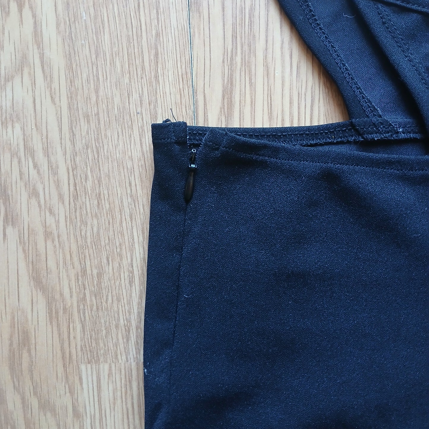 Shein Black Flares Trousers with Waist Tie Size 6