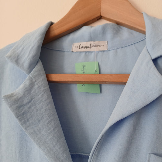 The Casual Company Blue Shirt Approx Size M
