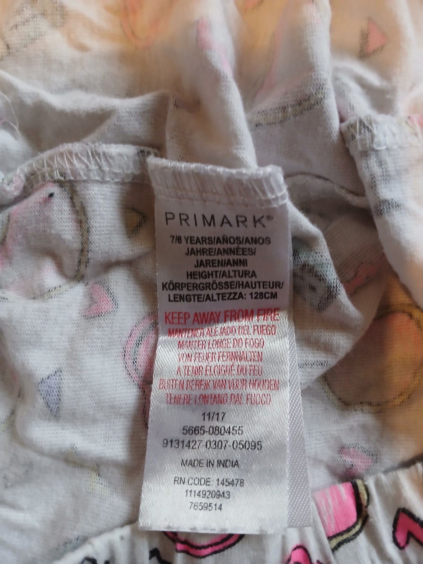 Primark Penneys Pyjama Bottoms Age 7-8