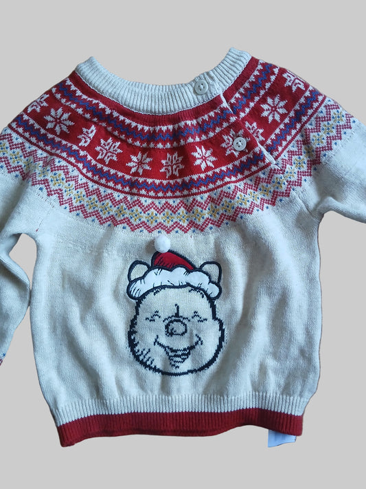 Disney at Primark Penneys Christmas Jumper Age 3-6 months