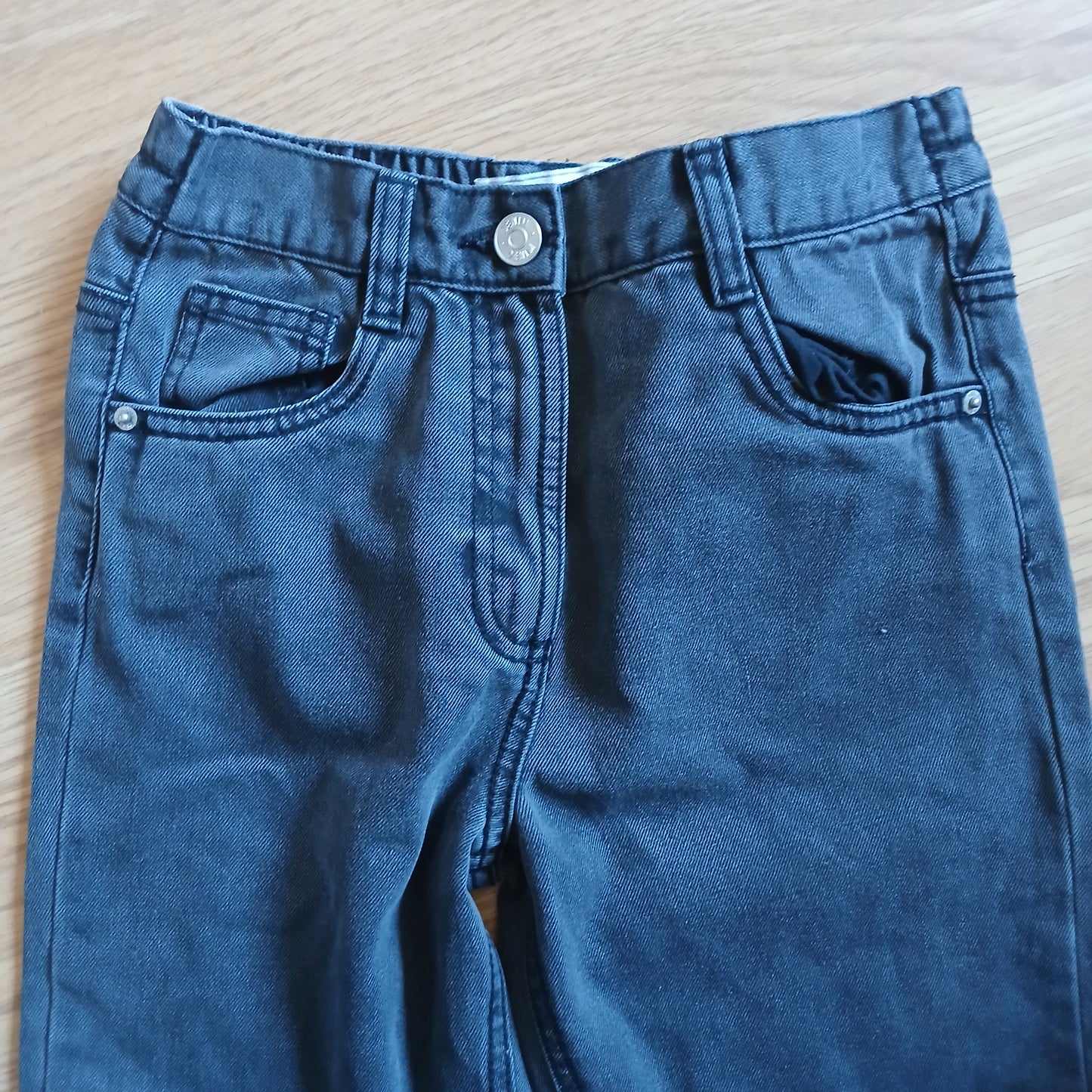 Dunnes Black Jeans Age 7-8