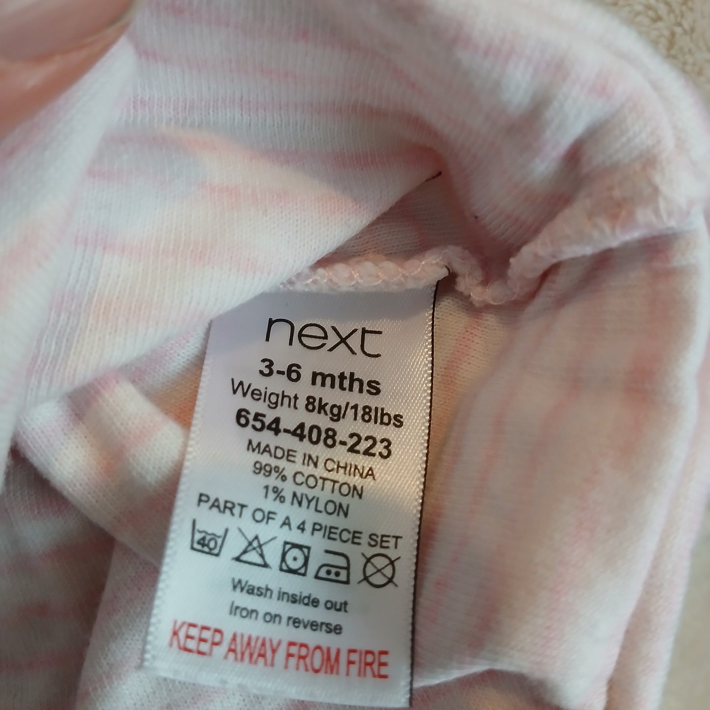 Next Baby Hat Age 3-6 months