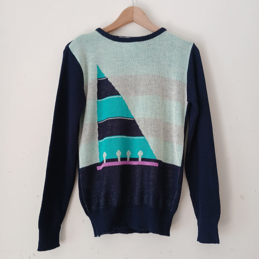 Fashion Fair Boat Thin Sweater Size Small