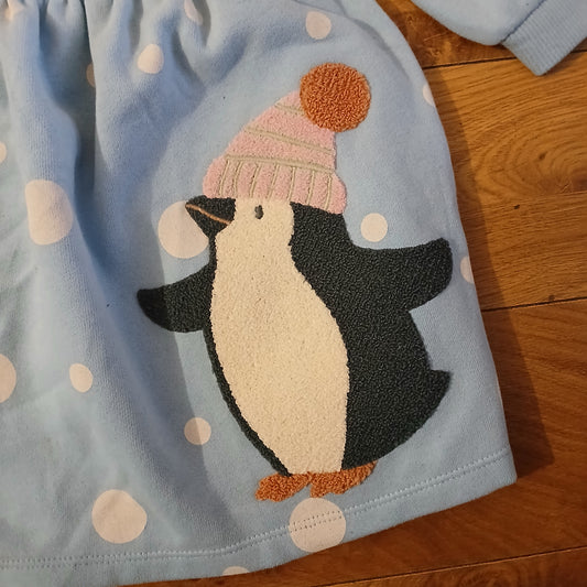 Next Penguin Christmas Dress Age 3-4 years