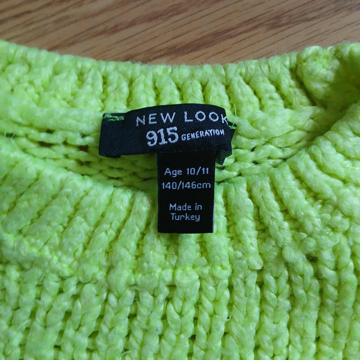 New Look 915 Neon Green Cropped Jumper Age 10-11