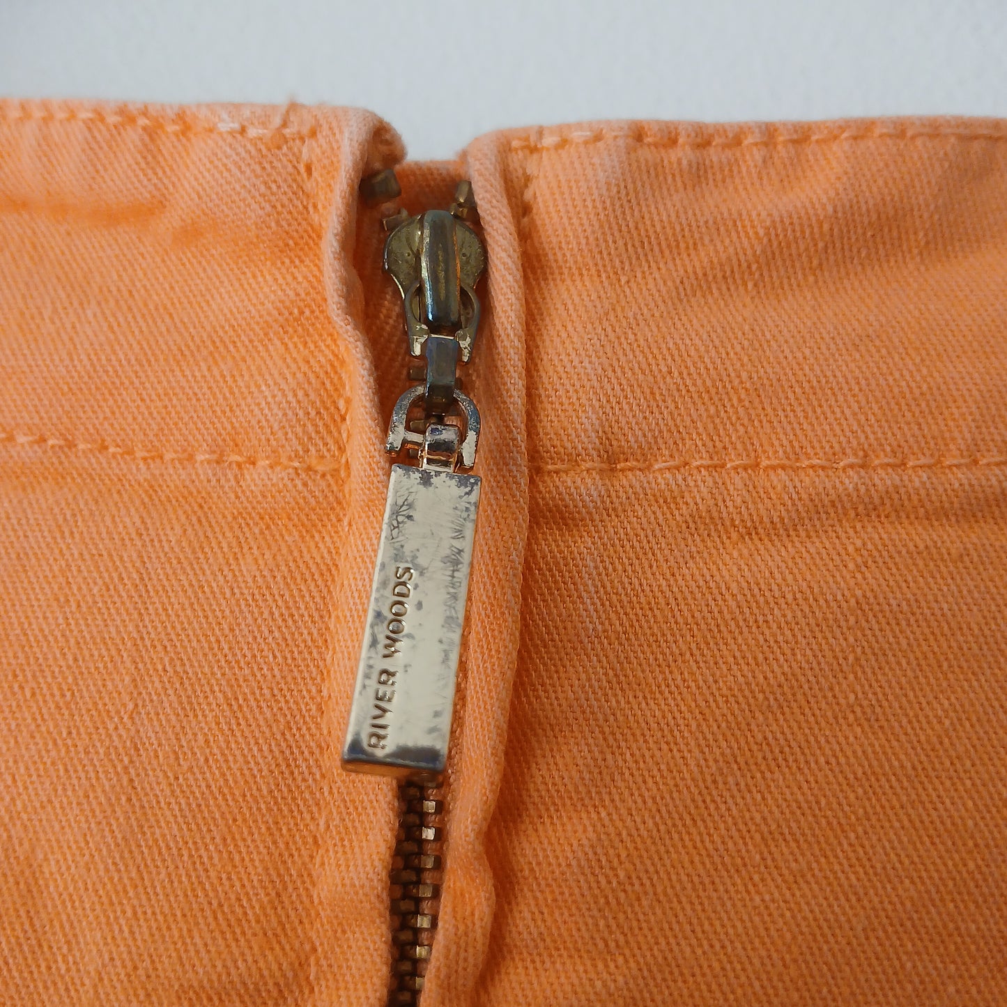 River Woods Orange Denim Dress Size 40/12