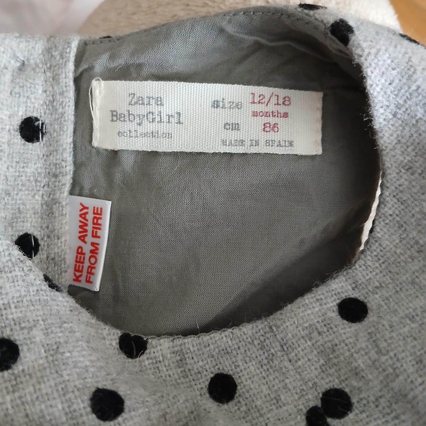 Zara BabyGirl Romper Jumpsuit Playsuit Age 12-18 months