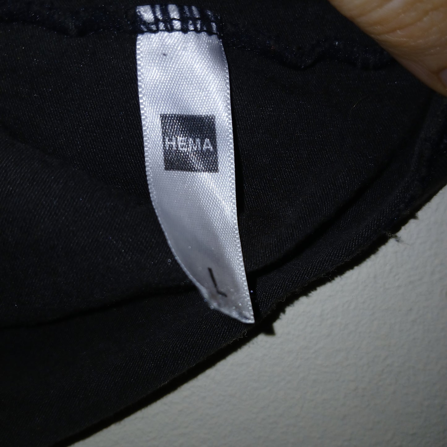 Black Vest Top Size L