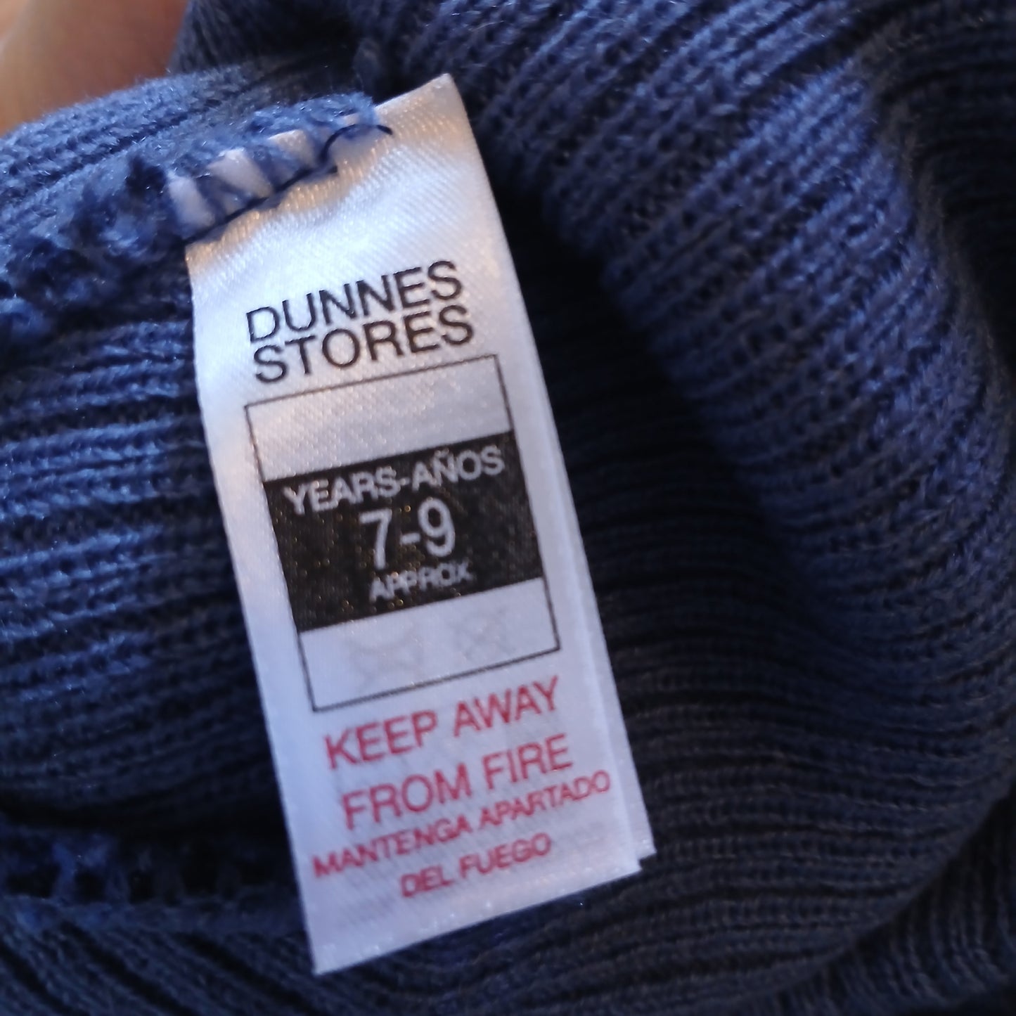 Dunnes Beanie Hat Age 7-9