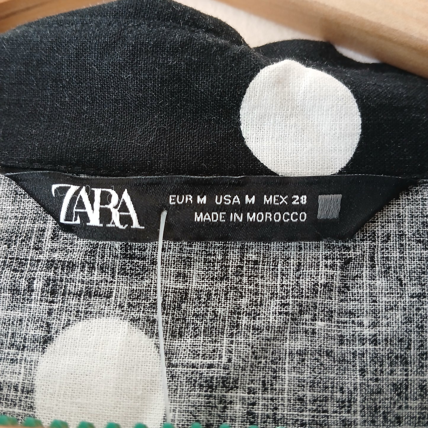 Zara Polka Dot Blouse Size M