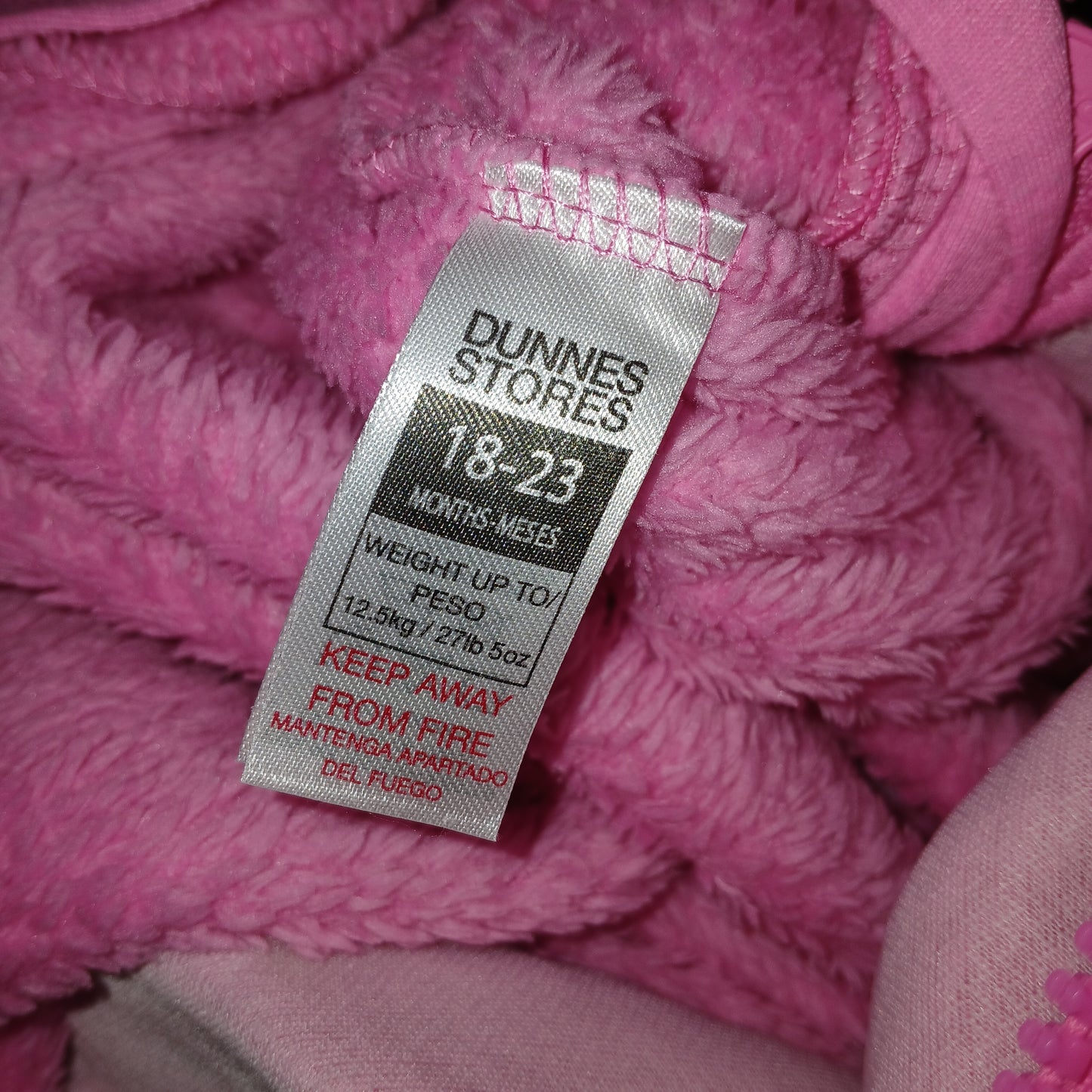 Dunnes Sleepsuit Age 18-23 months