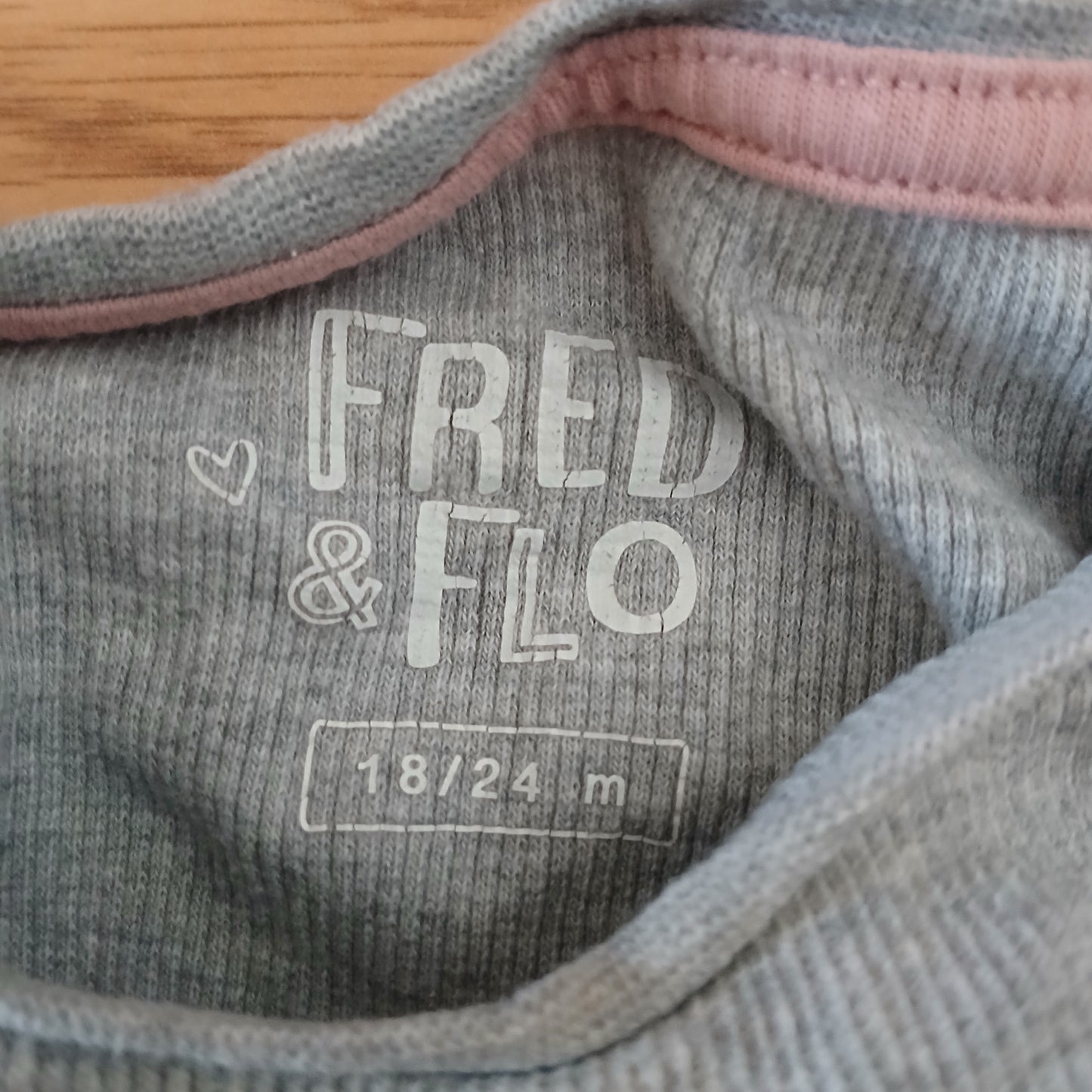 F&F Grey T-Shirt Age 18-24 months