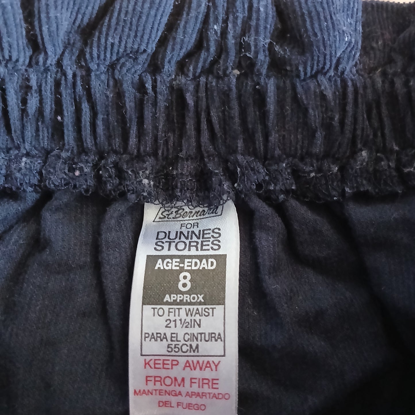 Dunnes Navy Skirt Age 8