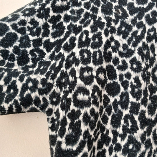 Mystify Leopard Print Top Size M