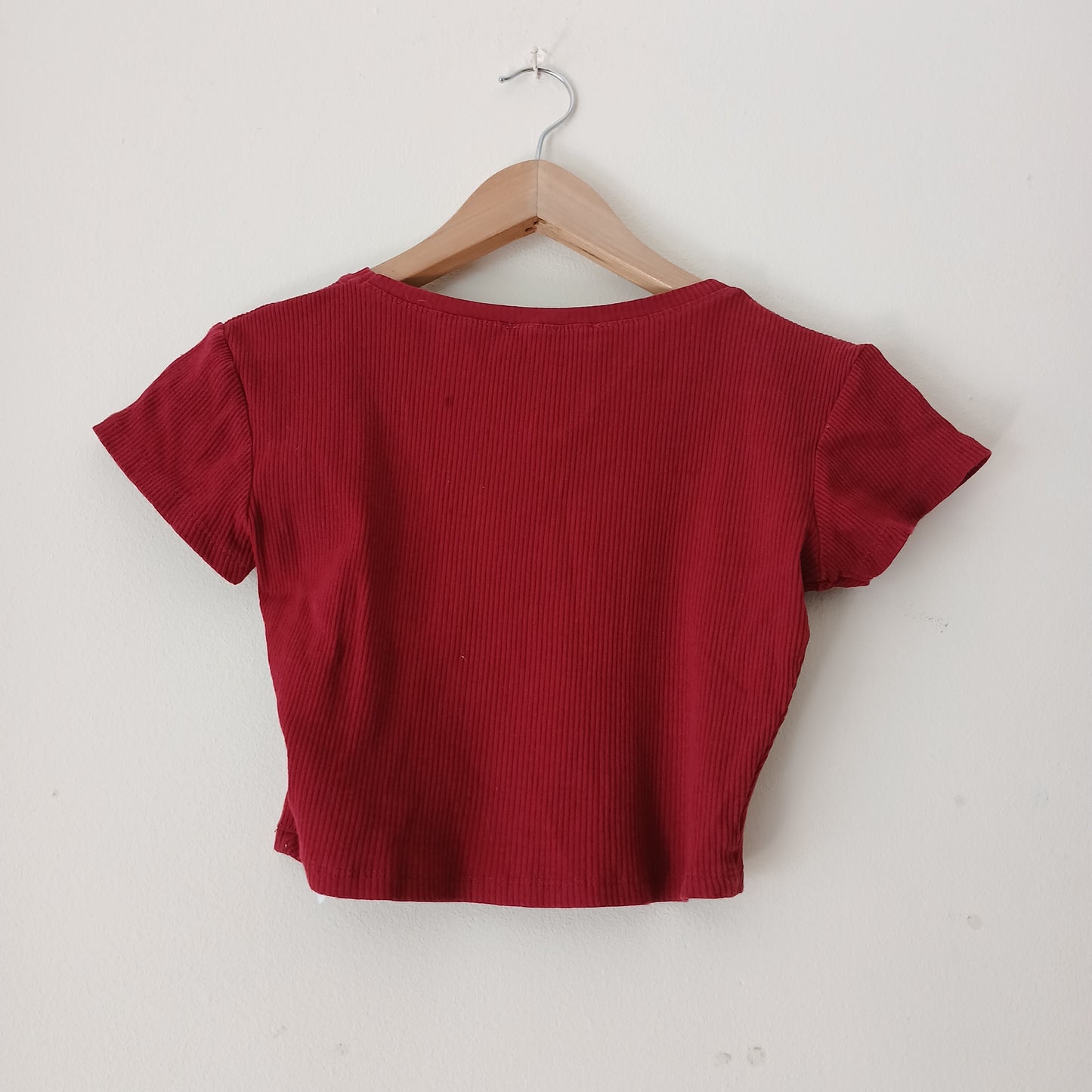 FB Sister Red Crop Top Size S