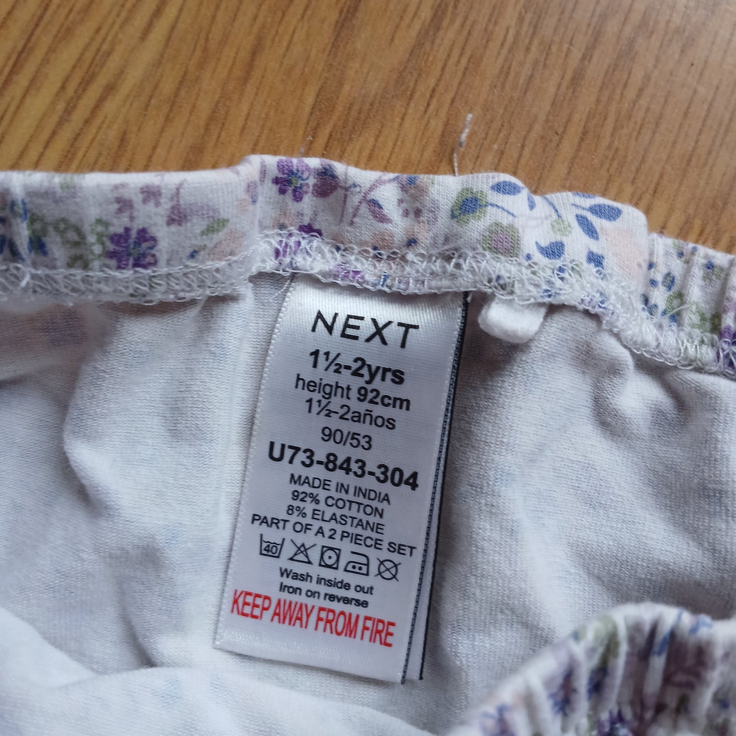 Next Floral Leggings Age 18-24 months