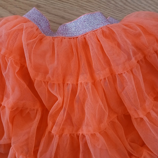F&F Orange Tutu Skirt Age 18-24 months