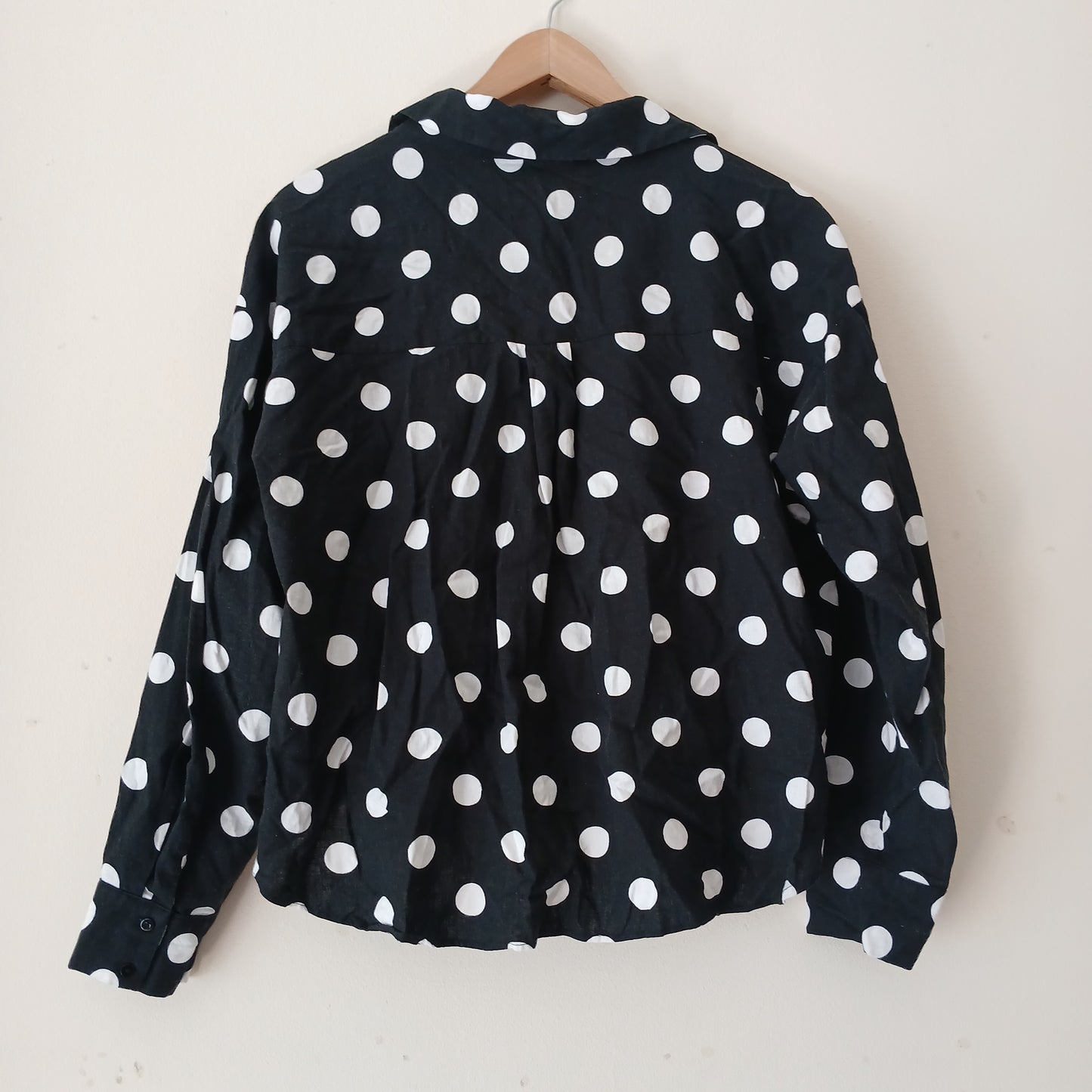 Zara Polka Dot Blouse Size M